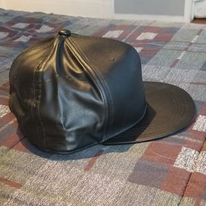 Faux Leather Fashion Hat